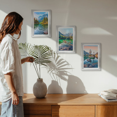 Gallery wall Bergmeren met water en omringende natuurlijke landschappen