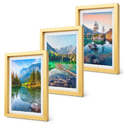 Gallery wall Bergmeren met water en omringende natuurlijke landschappen