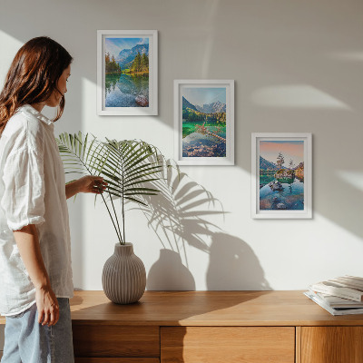 Gallery wall Bergmeren met water en omringende natuurlijke landschappen