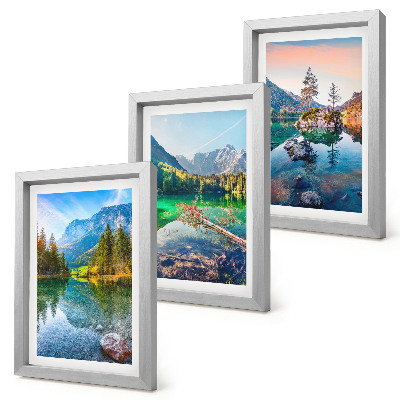 Gallery wall Bergmeren met water en omringende natuurlijke landschappen