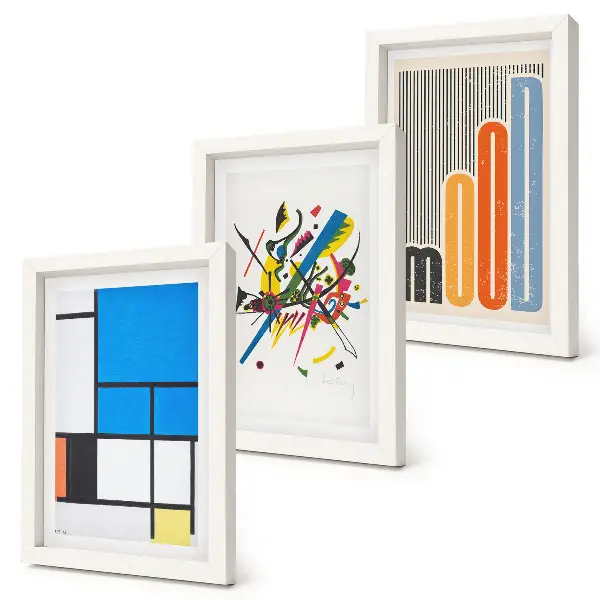 Gallery wall Abstracte compositie met geometrische vormen