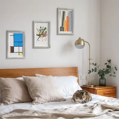 Gallery wall Abstracte compositie met geometrische vormen