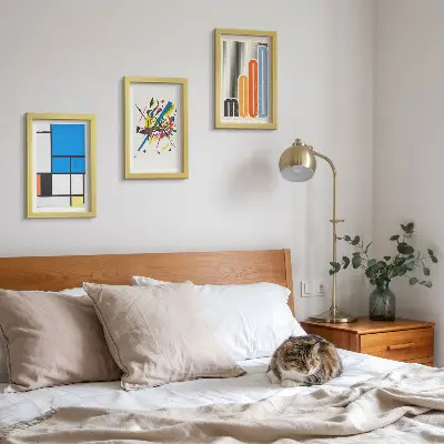 Gallery wall Abstracte compositie met geometrische vormen