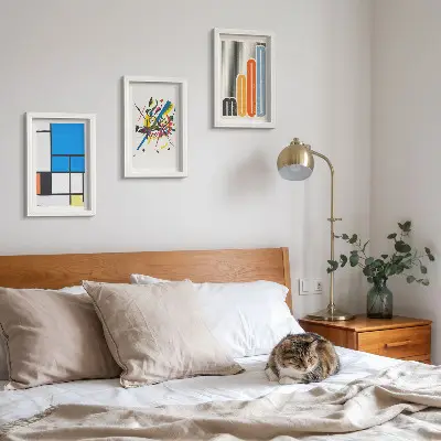 Gallery wall Abstracte compositie met geometrische vormen