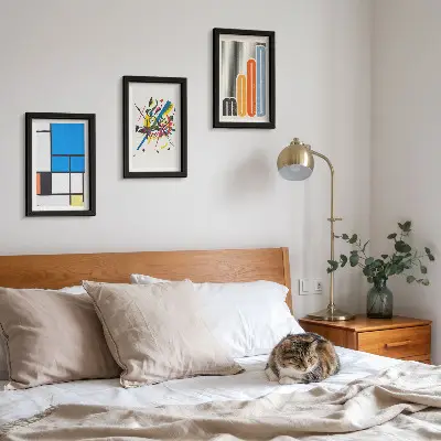 Gallery wall Abstracte compositie met geometrische vormen