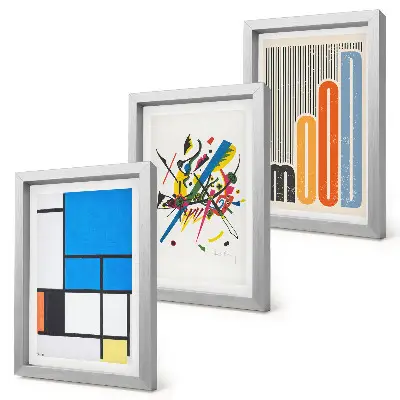Gallery wall Abstracte compositie met geometrische vormen