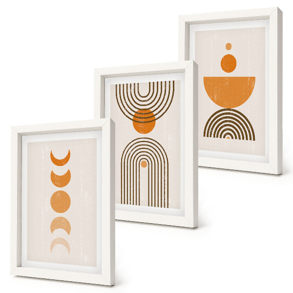 Gallery wall Boho minimalistisch decoratief ontwerp