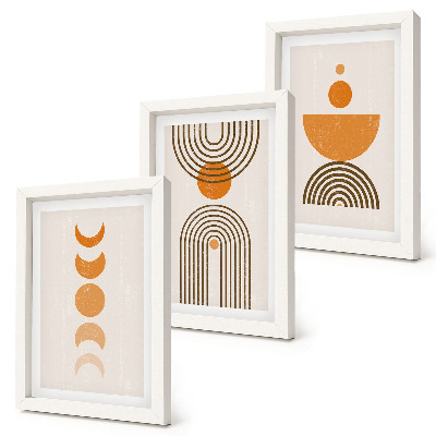 Gallery wall Boho minimalistisch decoratief ontwerp