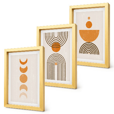 Gallery wall Boho minimalistisch decoratief ontwerp