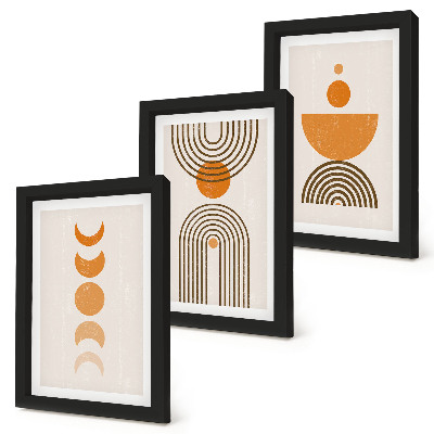 Gallery wall Boho minimalistisch decoratief ontwerp