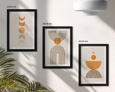 Gallery wall Boho minimalistisch decoratief ontwerp