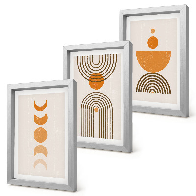 Gallery wall Boho minimalistisch decoratief ontwerp