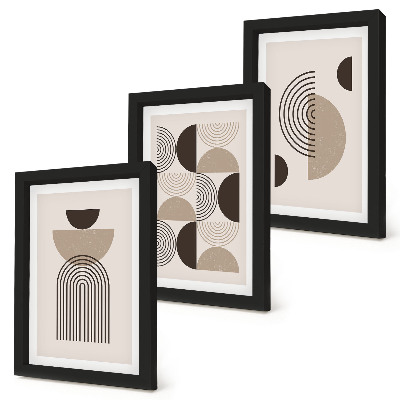 Gallery wall Abstracte geometrische patronen minimalisme