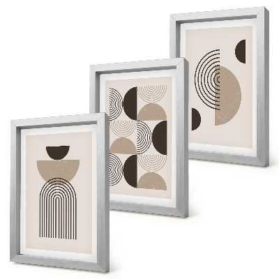 Gallery wall Abstracte geometrische patronen minimalisme