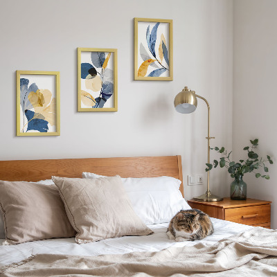 Gallery wall Plantenmotieven in aquarelstijl