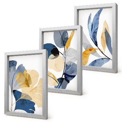 Gallery wall Plantenmotieven in aquarelstijl