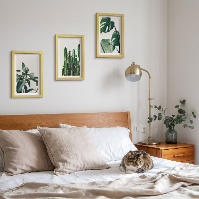 Gallery wall Tropische kamerplanten met esthetische bladeren