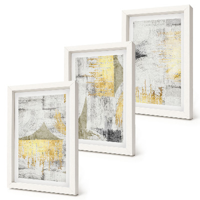 Gallery wall Abstracte minimalistische, modieuze schilderpatronen
