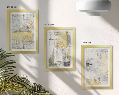 Gallery wall abstracte minimalistische patronen voor schilderijen