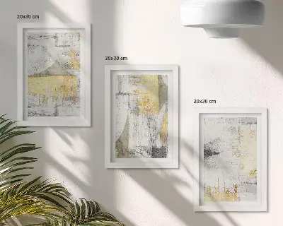 Gallery wall abstracte minimalistische patronen voor schilderijen
