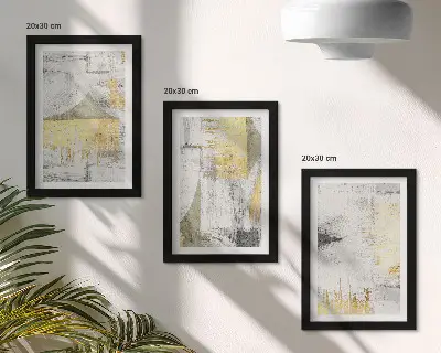 Gallery wall abstracte minimalistische patronen voor schilderijen