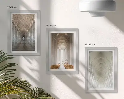 Gallery wall Interieurs van historische gebouwen en kathedralen