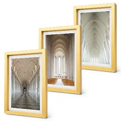 Gallery wall Interieurs van historische gebouwen en kathedralen