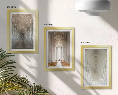 Gallery wall Interieurs van historische gebouwen en kathedralen