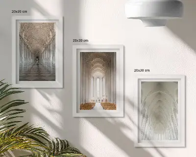 Gallery wall Interieurs van historische gebouwen en kathedralen