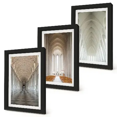 Gallery wall Interieurs van historische gebouwen en kathedralen