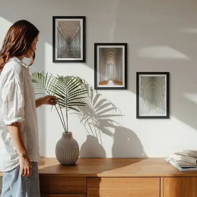 Gallery wall Interieurs van historische gebouwen en kathedralen