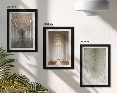 Gallery wall Interieurs van historische gebouwen en kathedralen