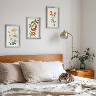 Bloemcomposities retro vintage schilderij gallery wall