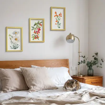 Bloemcomposities retro vintage schilderij gallery wall