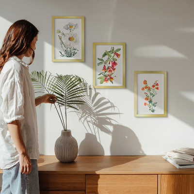 Gallery wall Bloemcomposities retro vintage schilderij