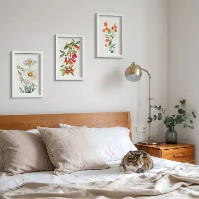 Bloemcomposities retro vintage schilderij gallery wall