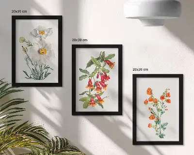 Bloemcomposities retro vintage schilderij gallery wall