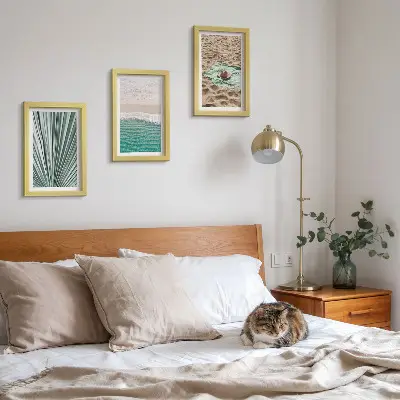 Gallery wall zomerse vakantiegezichten aan het strand