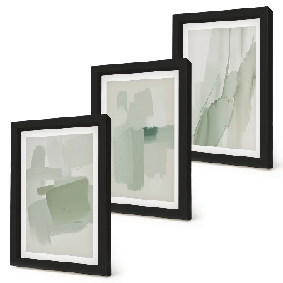 Gallery wall Abstracte patronen in aquarel-stijl