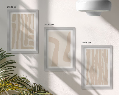 Gallery wall Abstracte patronen, minimalistische vormen, boho-stijl