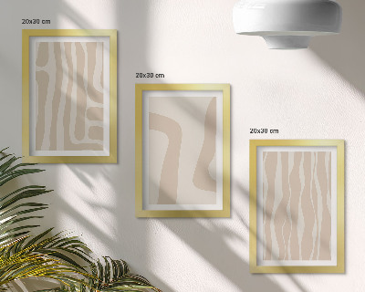 Gallery wall Abstracte patronen, minimalistische vormen, boho-stijl
