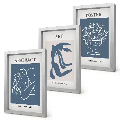 Gallery wall met abstracte patronen van Matisse met figuren en bloemen