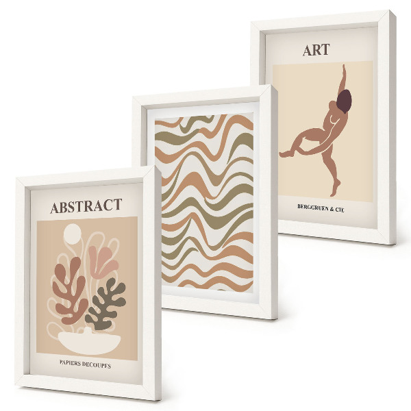 Gallery wall Matisse boho abstracte vormen en patronen