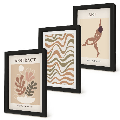 Gallery wall Matisse boho abstracte vormen en patronen