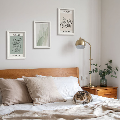 Gallery wall Bloemen in een vaas in een moderne en minimalistische stijl.