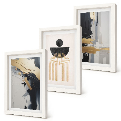 Gallery wall Geometrische abstracte elegante compositie