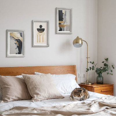 Gallery wall Geometrische abstracte elegante compositie