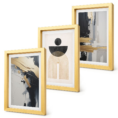 Gallery wall Geometrische abstracte elegante compositie