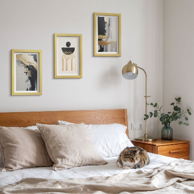 Gallery wall Geometrische abstracte elegante compositie
