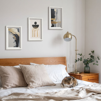Gallery wall Geometrische abstracte elegante compositie